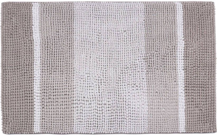 Differnz Fading badmat geschikt voor vloerverwarming – 100% microfiber – Taupe – 60 x 90 cm