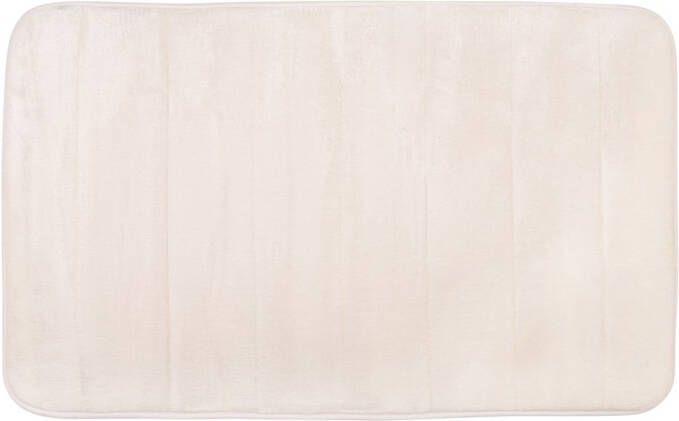 Differnz Relax badmat – Microfiber – normal foam – Off white – 50 x 80 cm