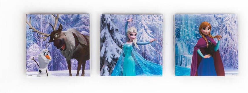 Disney Frozen | Let It Go Canvas Set Van 3 3x 30x30 Cm