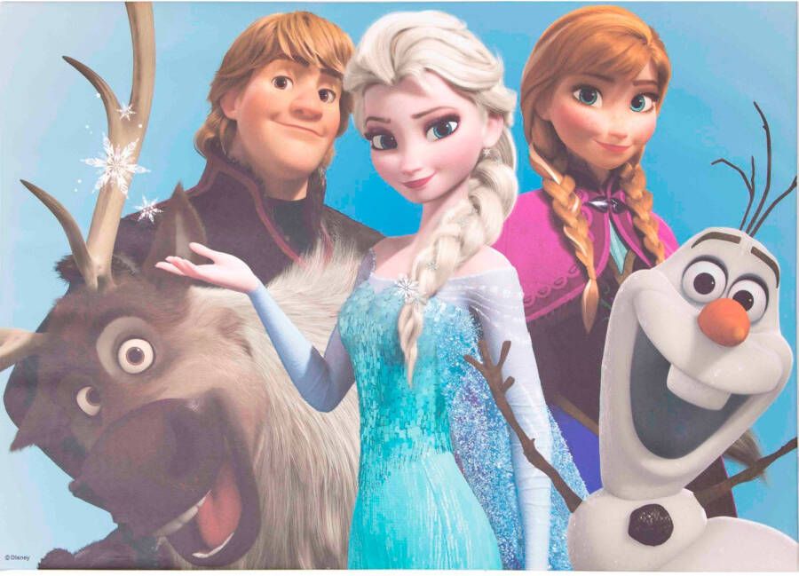 Disney Frozen | Vriendengroep Canvas 50x70 Cm