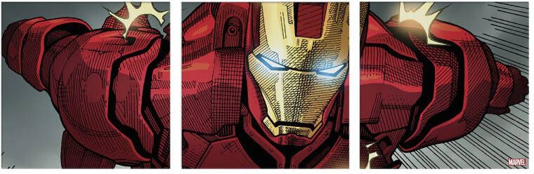 Disney Iron Man Classic Canvas Set Van 3 30x90 Cm