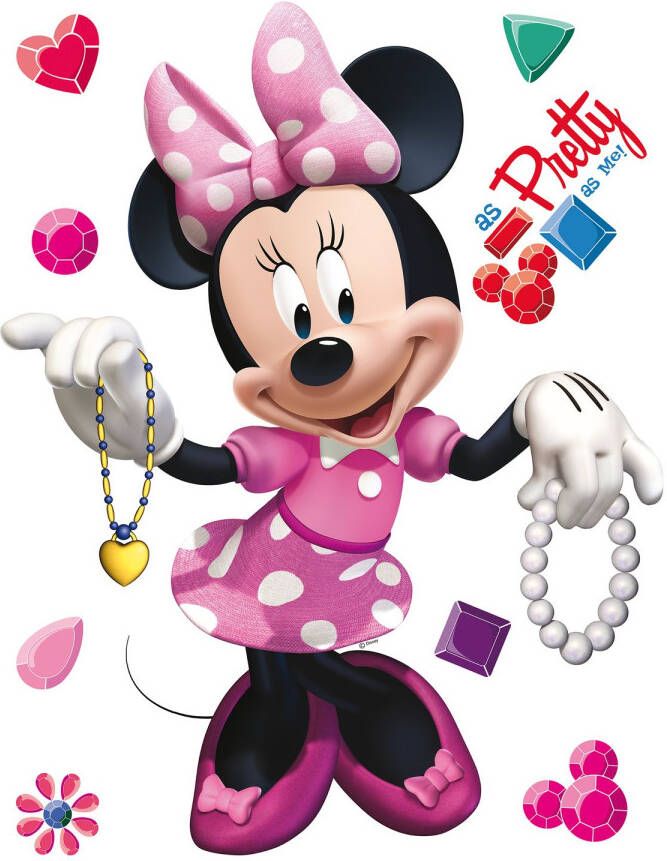 Disney Muursticker Minnie Mouse Roze 65 X 85 Cm 600185