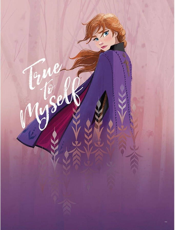 Disney Poster Frozen Anna Paars 30 X 40 Cm 610158