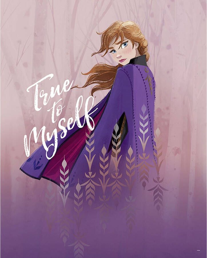 Disney Poster Frozen Anna Paars 40 X 50 Cm 610159