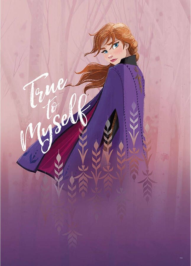 Disney Poster Frozen Anna Paars 50 X 70 Cm 610160