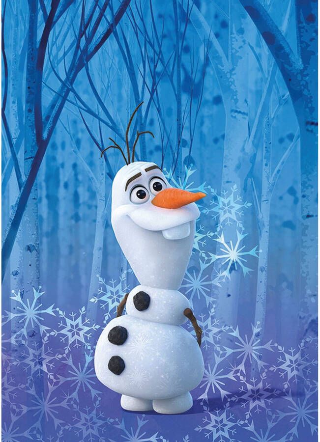 Disney Poster Frozen Olaf Blauw 50 X 70 Cm 610148