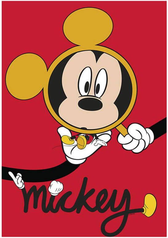 Disney Poster Mickey Mouse Rood 30 X 40 Cm 610119