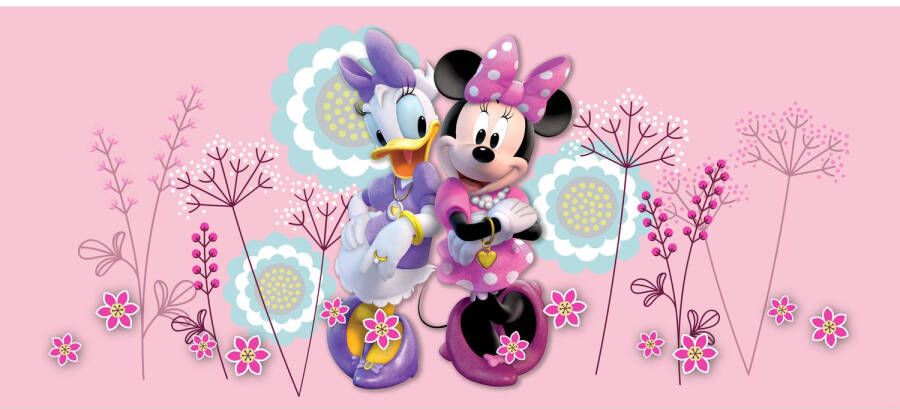 Disney Poster Minnie Mouse & Katrien Duck Roze 202 X 90 Cm 600909