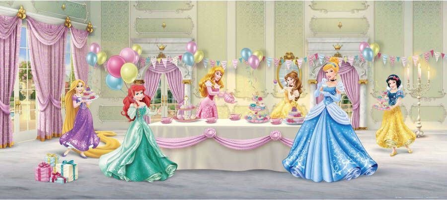 Disney Poster Prinsessen Groen Roze En Geel 202 X 90 Cm 600880