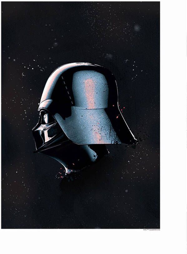 Disney Poster Star Wars Vader Zwart 30 X 40 Cm 610203