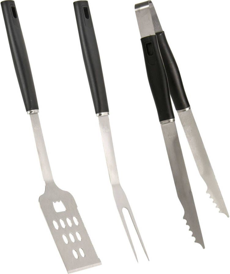 Trendoz Bbq barbecue Gereedschap Set 3-delig Rvs Barbecuegereedschapset - Foto 2