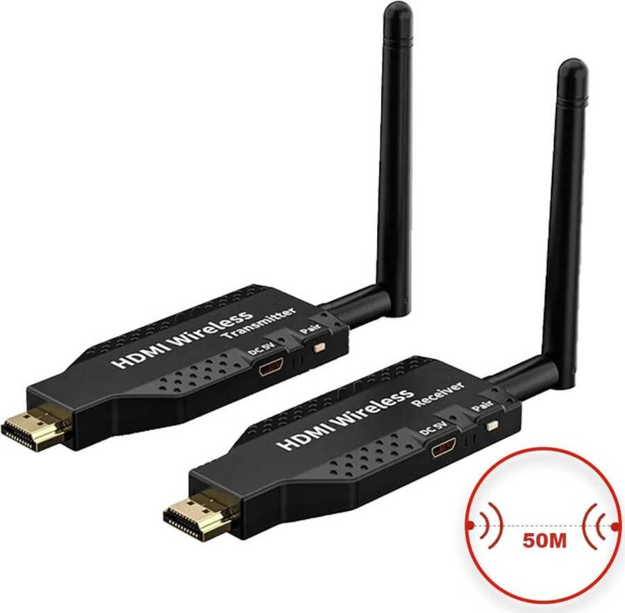 Merkloos Draadloze Hdmi Wifi Extender Hd 1080p@50 60hz Zender ontvanger