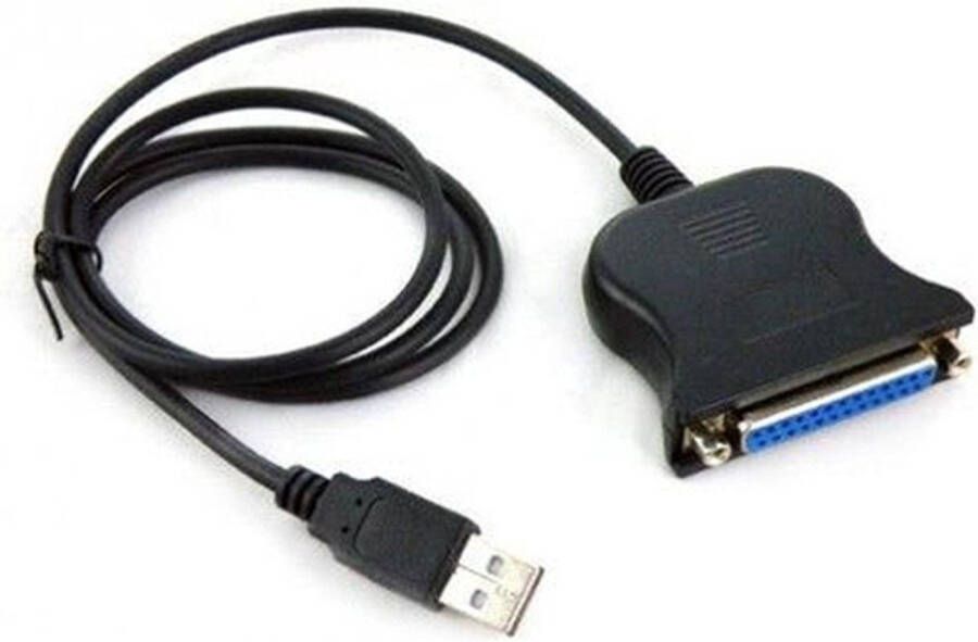 Merkloos Usb-a (m) Naar 25-pins Sub-d (db25) Parallelle Printerkabel