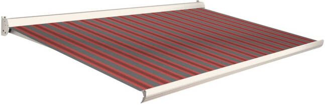 Domasol Knikarmscherm F10 Manueel Ral9001 Dessin Doek D265 400x250cm