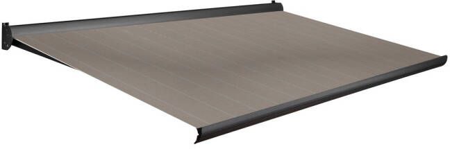 Domasol Knikarmscherm F10 Motor Schakelaar Ral 7016str Dessin Doek D293 300x250cm