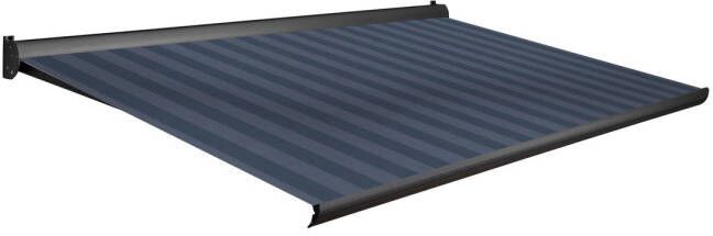 Domasol Knikarmscherm F10 Motor Schakelaar Ral 7016str Dessin Doek D390 450x300cm