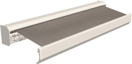 Domasol Knikarmscherm F30 Motor Handzender Ral 9001 Dessin Doek D293 450x300cm