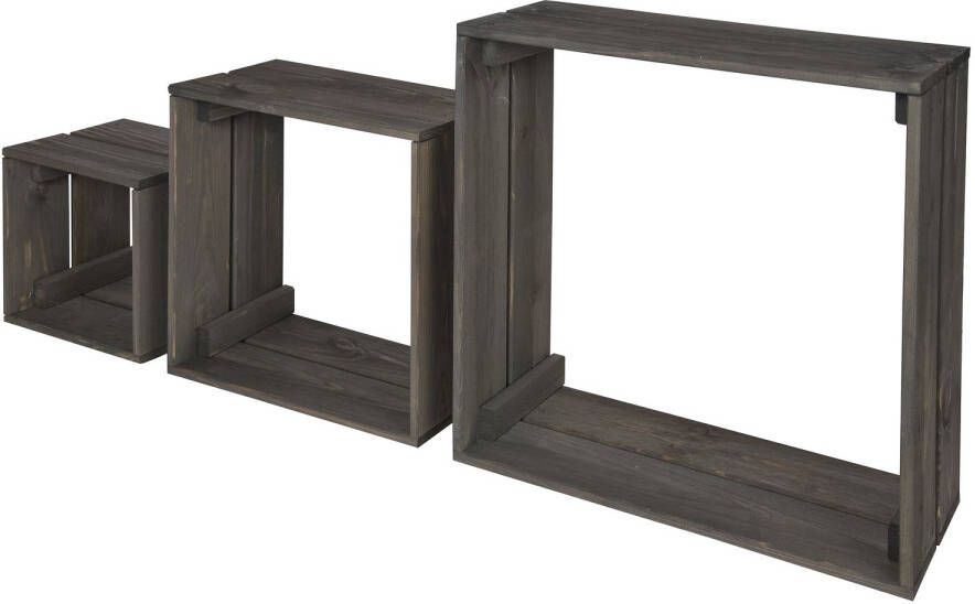 Duraline 3tc Pallet Pine Dark Grey Wash Fsc 40x40x15cm 3pp