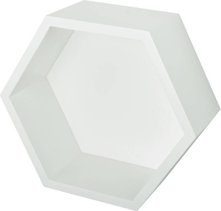 Duraline Hexagon Wit Gelakt 15mm 27x27x12cm