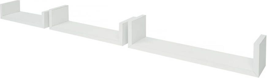 Duraline U-wandplank Wit Pvc 42x10x10cm 3 Stuks