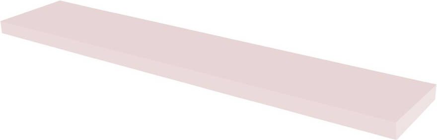 Duraline Wandplank Xl4 Roze Lak 38mm 118x23 5cm