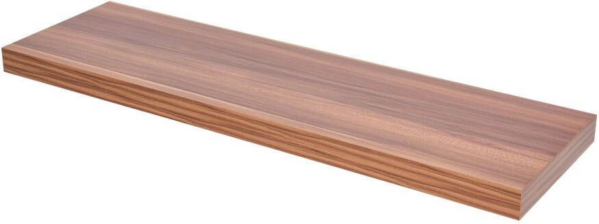 Duraline Wandplank Xl4 Walnoot 38mm 80x23 5cm Fsc-gecertificeerd Hout