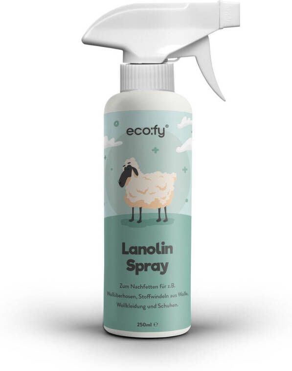 Eco:fy Lanolinespray 250ml Vloeibaar Wolvet Voor Snelle Verzorging