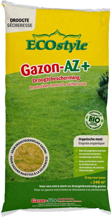 EcoStyle Droogtebescherming Gazon-az+ 18kg