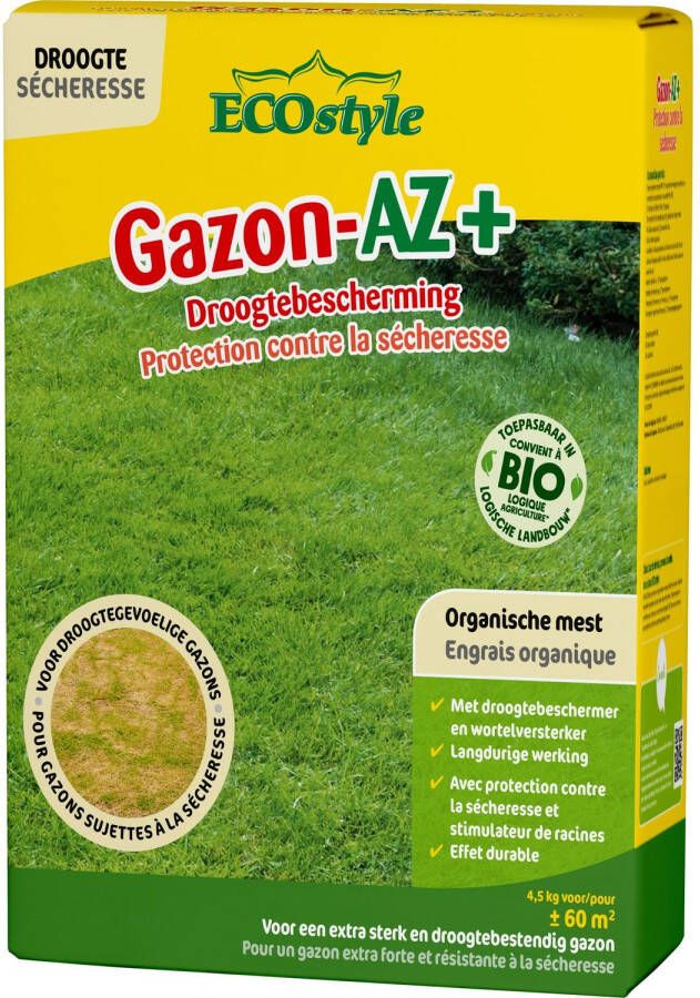 EcoStyle Droogtebescherming Gazon-az+ 4 5kg