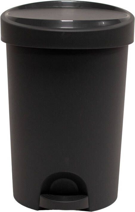 EDA Power Tower Stepy Bin P alemmer 15 Ltr Voor Zak 20 Ltr Antraciet