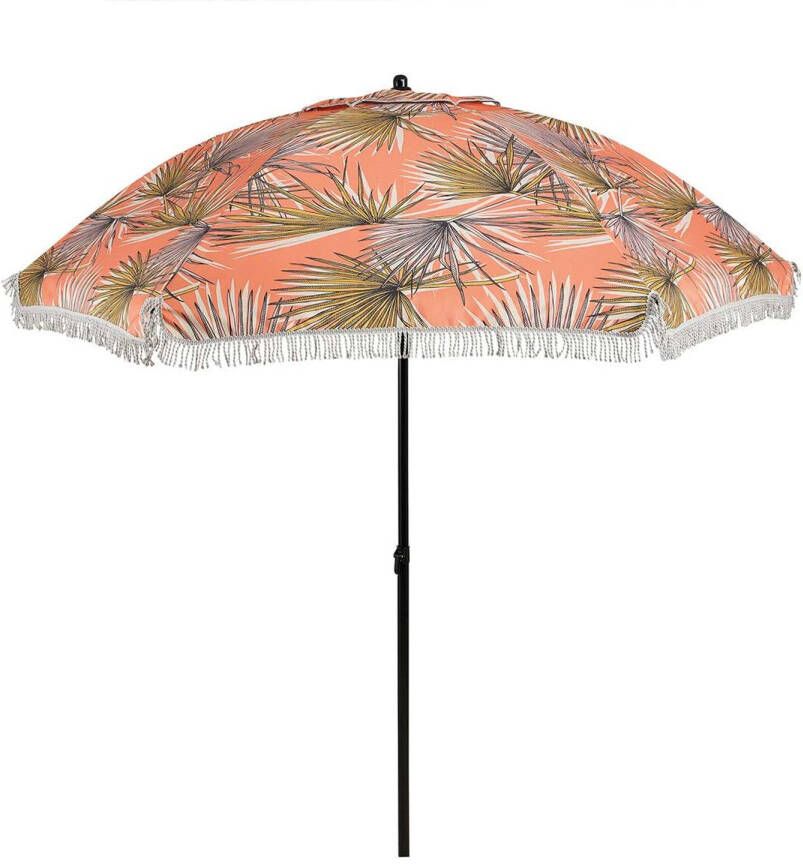 Edelman Mood Collection Parasol Palm Leaves Oranje Ø220 Cm