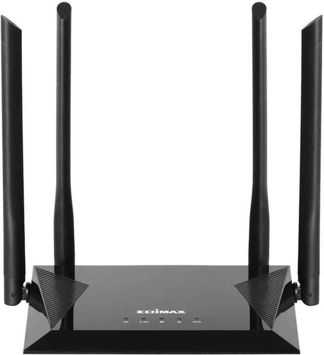 Edimax Draadloze Router Ac1200 2.4 5 Ghz (dual Band) 10 100 Mbit Zwart