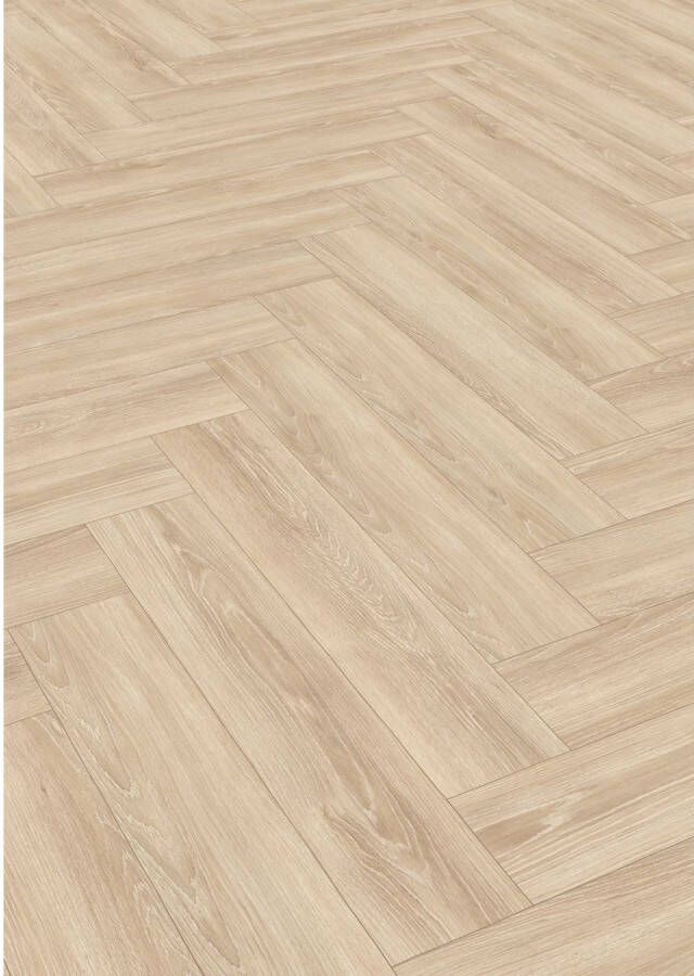 EGGER Laminaatvloeren Naturesense Herringbone El2161 Newport Eiken Crème 8mm 1 976m²