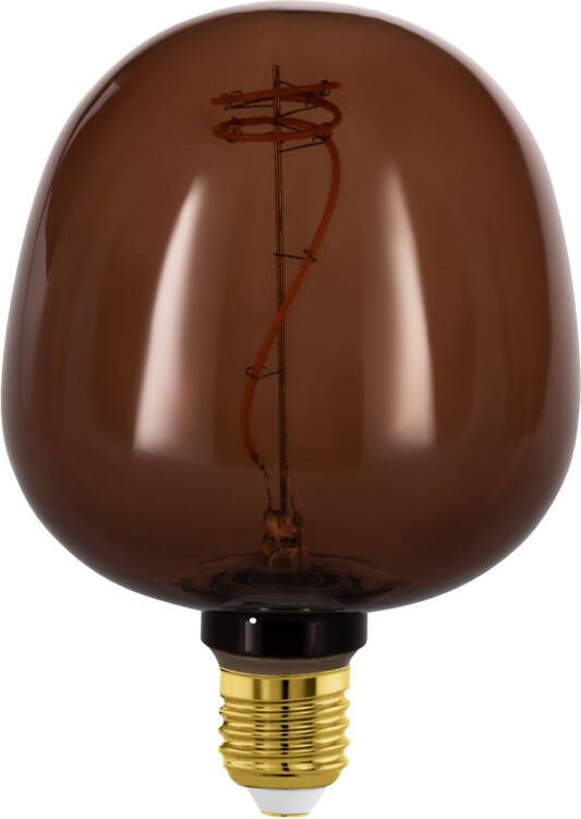 EGLO Ledfilamenlamp G125 Cognac E27 4w