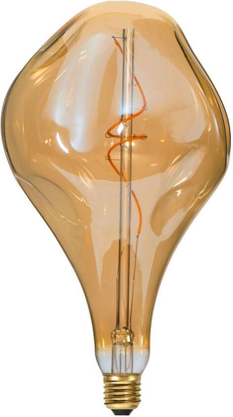 EGLO Ledfilamentlamp D165 Amber Dimbaar E27 4w