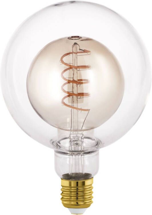 EGLO Ledfilamentlamp G125 Amber E27 4w