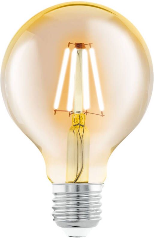 EGLO Ledfilamentlamp G80 Amber E27 4w