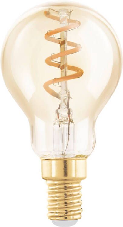 EGLO Ledfilamentlamp P45 Amber Spiraal E14 4w