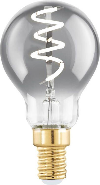 EGLO Ledfilamentlamp P45 Smoky Spiraal E14 4w