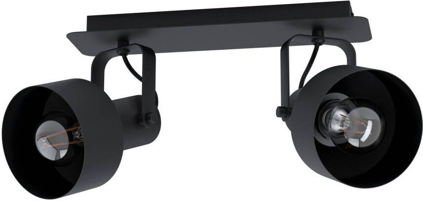 EGLO Opbouwspot Casibare Zwart 2xe27 28w