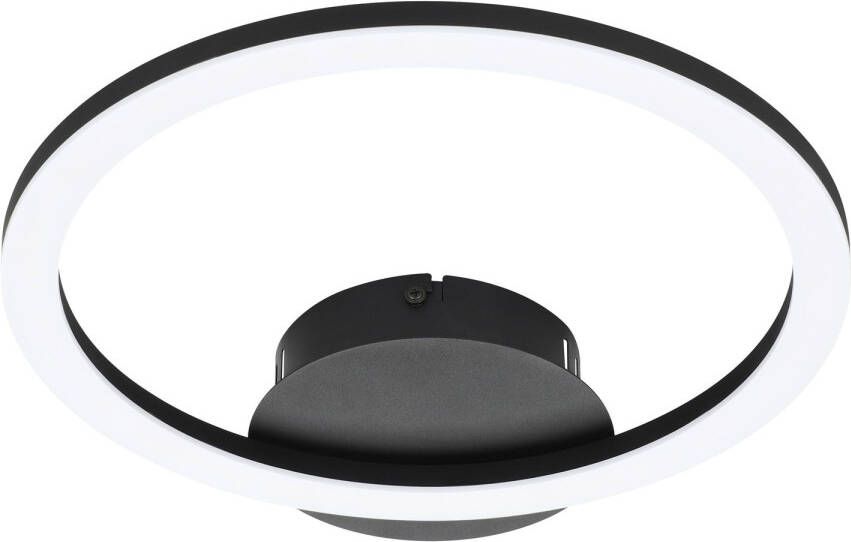 EGLO Plafondlamp Parrapos-z Zwart ⌀34cm 12w