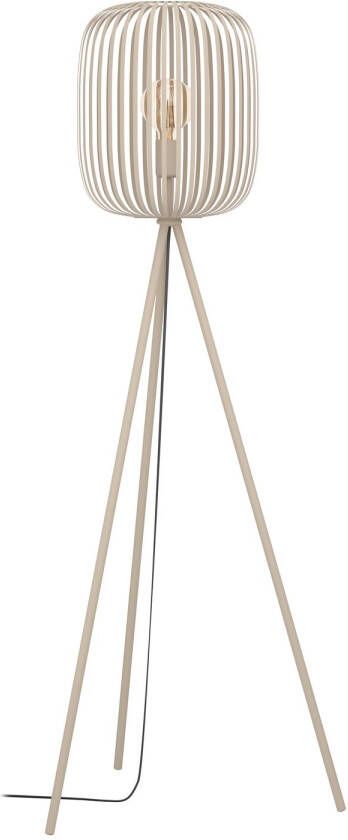 EGLO Vloerlamp Romazzina Zand ⌀32 5cm E27