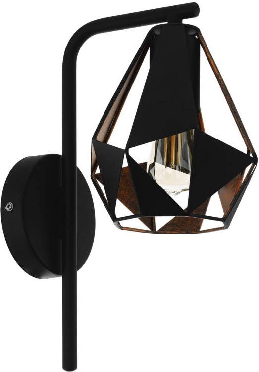 EGLO Wandlamp CARLTON 4 Wandlamp IP20 staal woonkamerlamp bureaulamp lamp - Foto 4