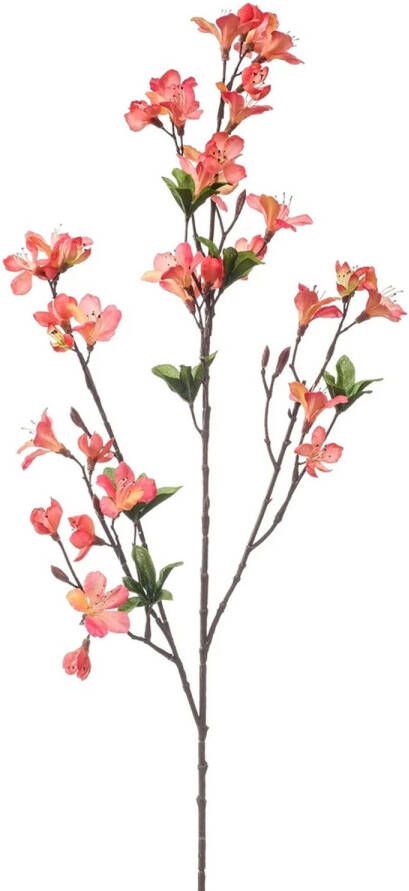 Emerald Kunstbloem Azalea bloesem 90 cm koraal roze Kunstbloemen