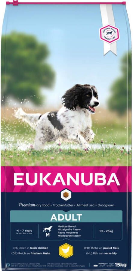 Eukanuba Dog Adult Medium Chicken 15 Kg