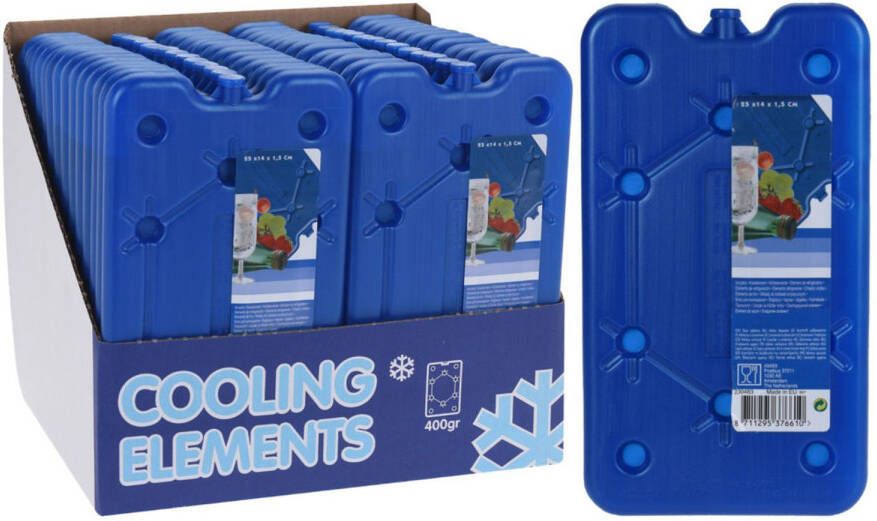 Merkloos Koelelement Blauw 24 X 14 Cm Handig Voor Een Dagje Weg