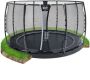 EXIT Toys EXIT Dynamic groundlevel trampoline ø366cm met veiligheidsnet zwart - Thumbnail 3