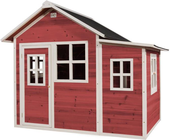 EXIT Toys EXIT Loft 150 houten speelhuisje rood - Foto 3