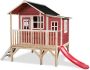EXIT Toys EXIT Loft 350 speelhuisje met glijbaan rood - Thumbnail 4