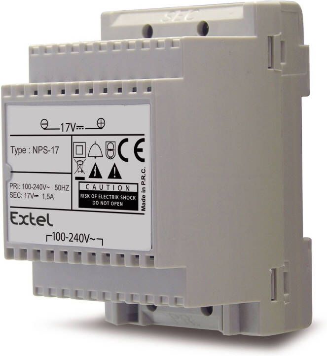 Extel Modulaire Voeding-modulo 100-240 V~ 17v-1 5va